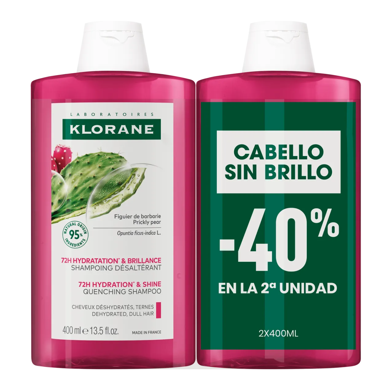 Hidratación & Brillo Champú con Higo de Barbaria