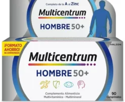 Hombre 50+ Complemento Alimenticio Multivitamínico y Multimineral