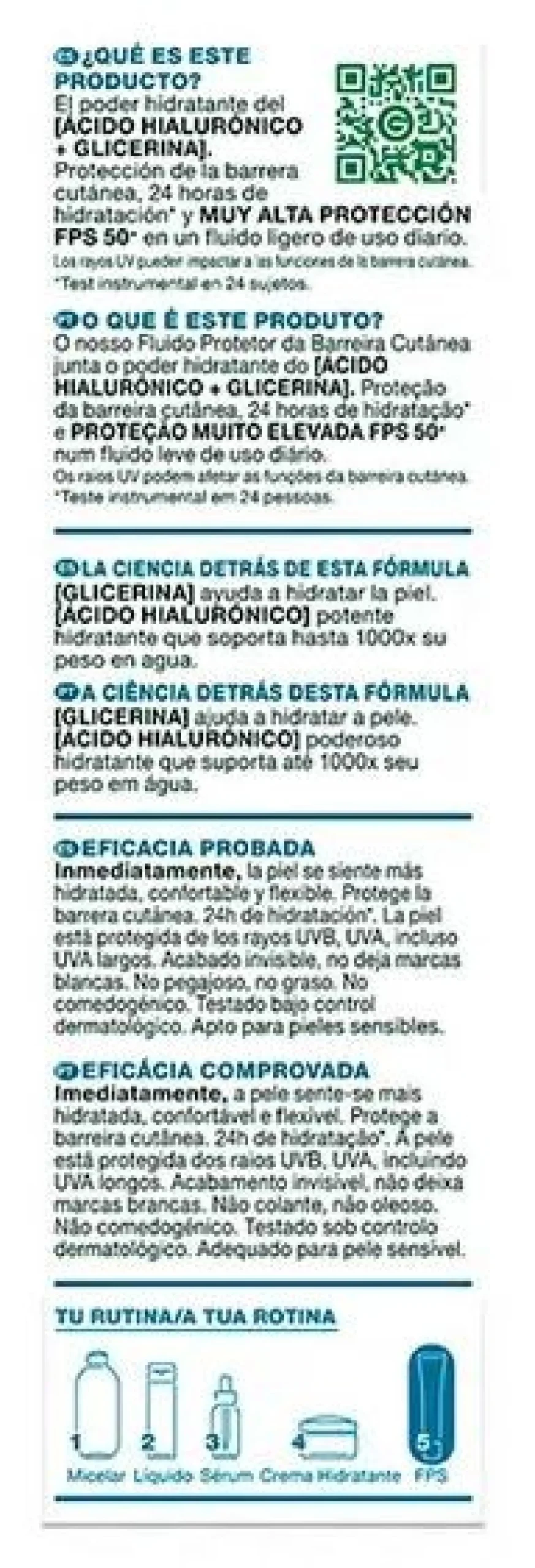 Hyaluron Anti-UV Protector Solar Invisible SPF50