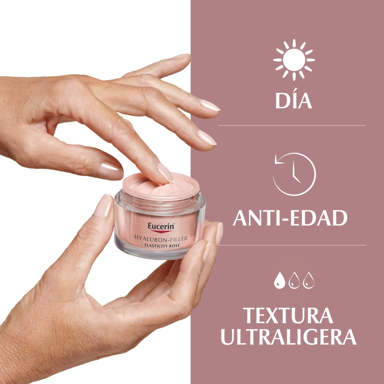 Hyaluron-Filler + Elasticity Crema de día Rose FPS 30