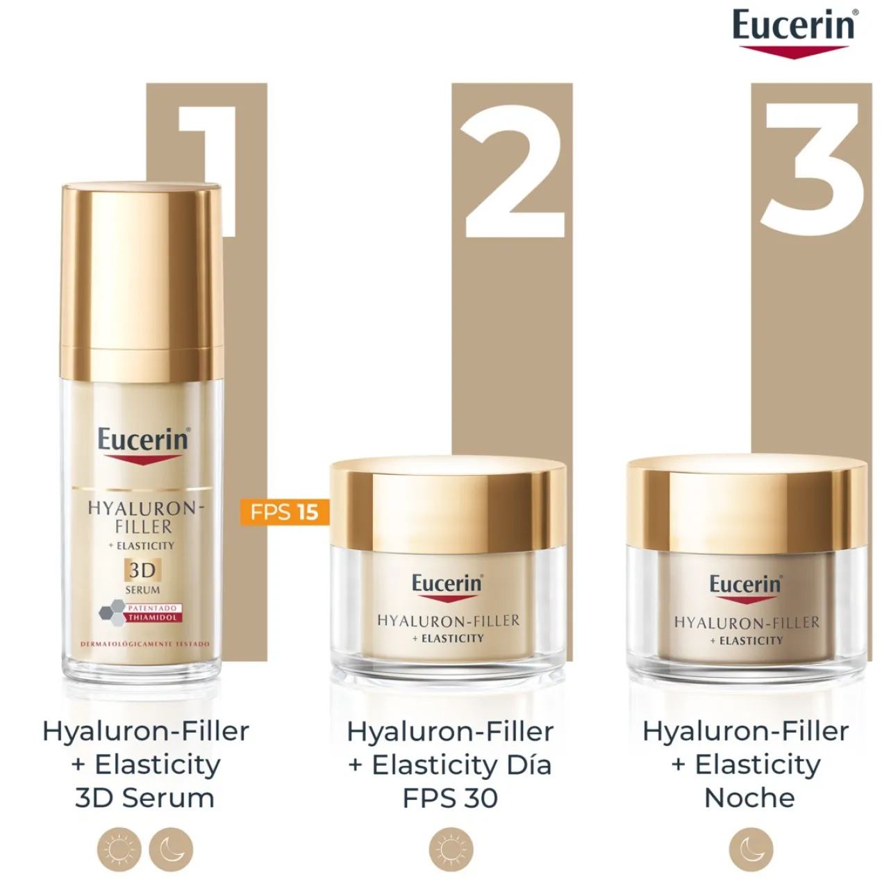 Hyaluron-Filler + Elasticity Crema de Día SPF30