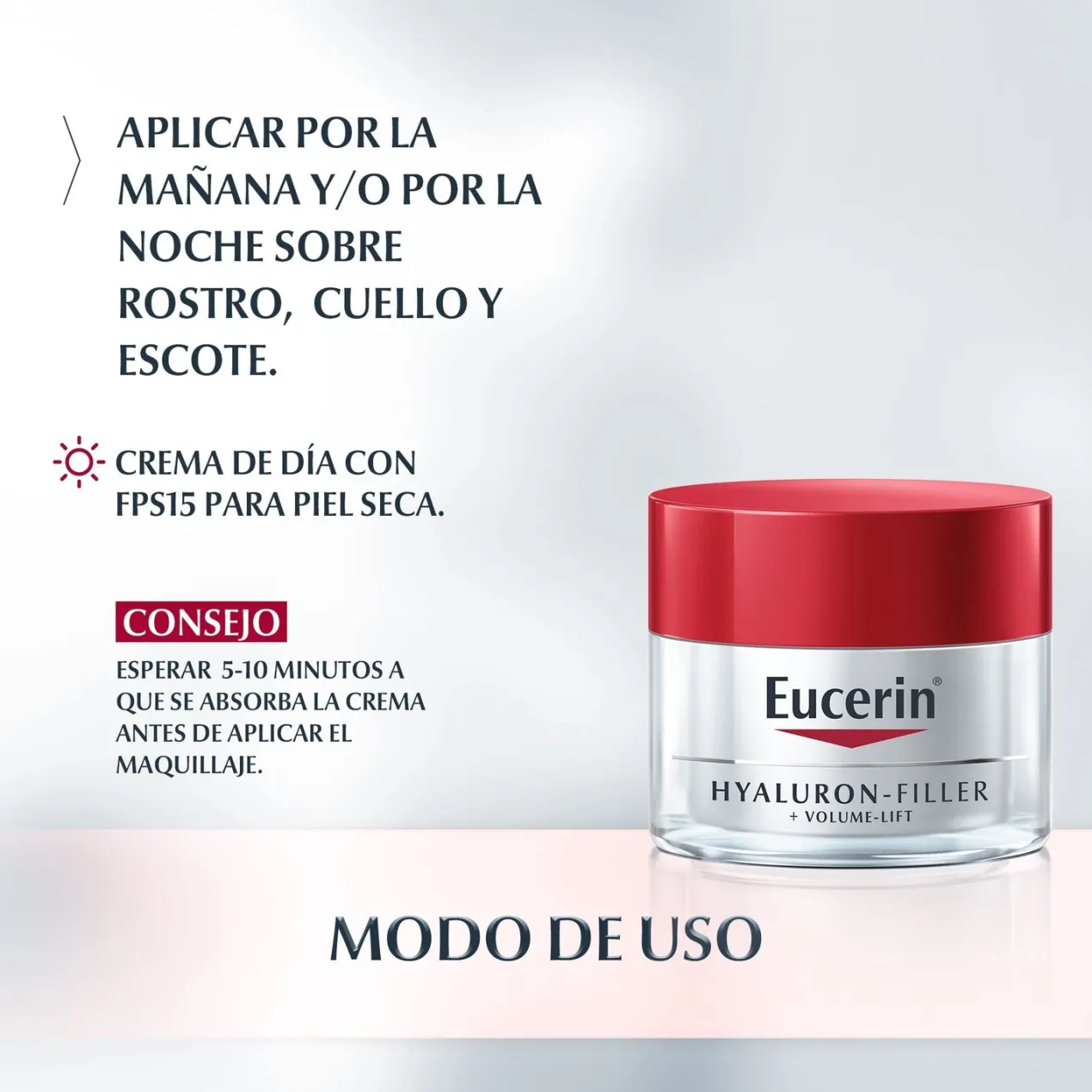 Hyaluron Filler & Volume Lift Crema de Día FPS 15 Piel Seca