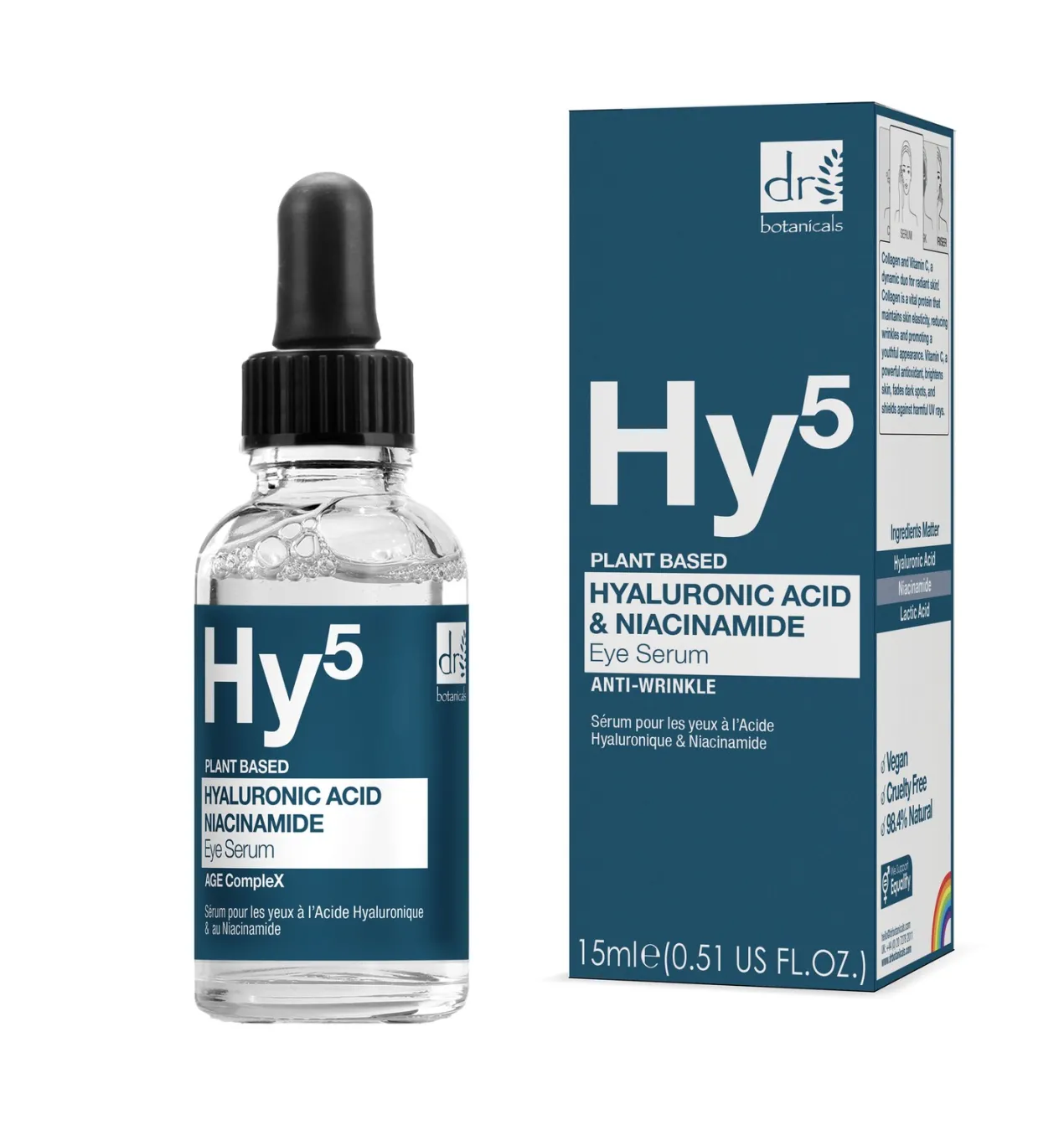 Hyaluronic Acid & Niacinamide Sérum para Contorno de Ojos