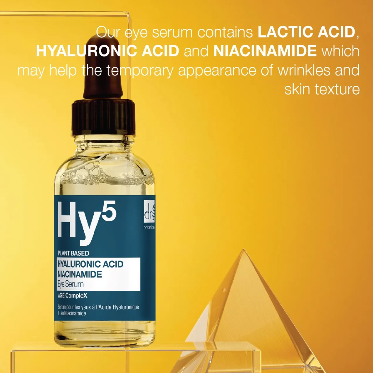 Hyaluronic Acid & Niacinamide Sérum para Contorno de Ojos