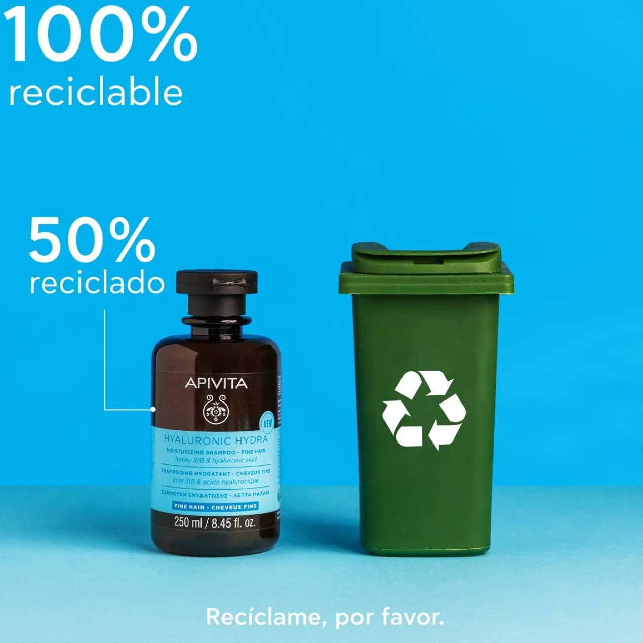 Hyaluronic Hydra Champú Hidratante para Cabello Fino
