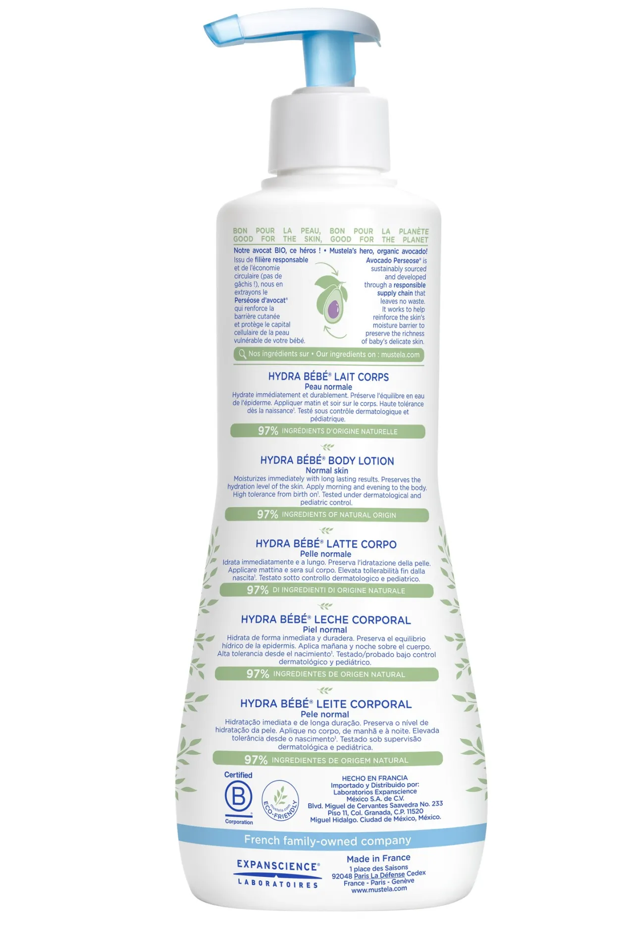 Hydra Bebe Leche Corporal
