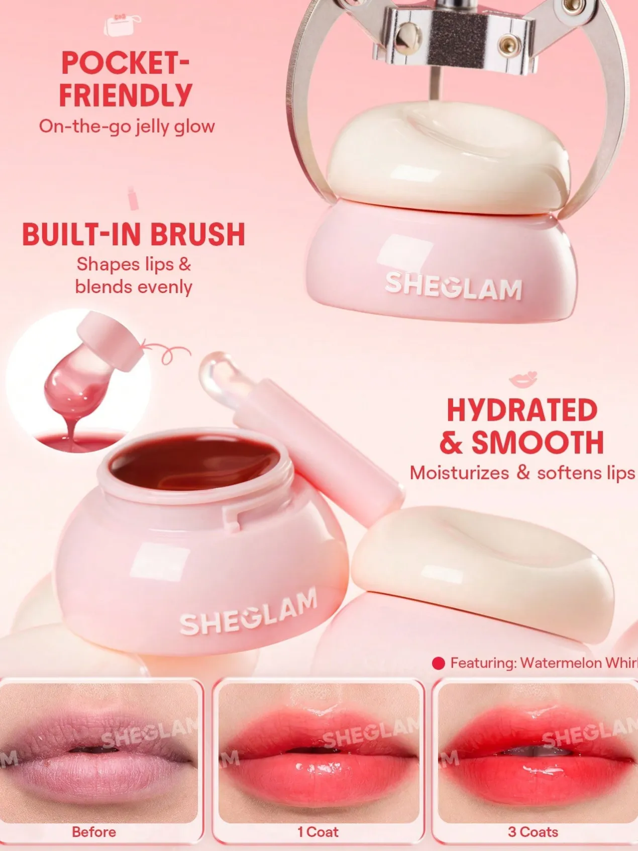Hydra Jelly Pocket Lip Jam Brillo de Labios