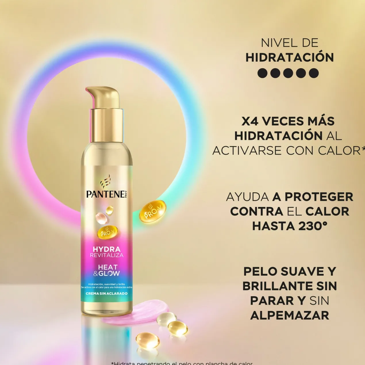 Hydra Revitaliza Heat & Glow Crema sin Aclarado