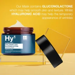 Hy1 Hyaluronic Acid & Gluconolactone Mascarilla Facial Hidratante Anti-Arrugas
