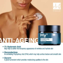 Hy1 Hyaluronic Acid & Gluconolactone Mascarilla Facial Hidratante Anti-Arrugas