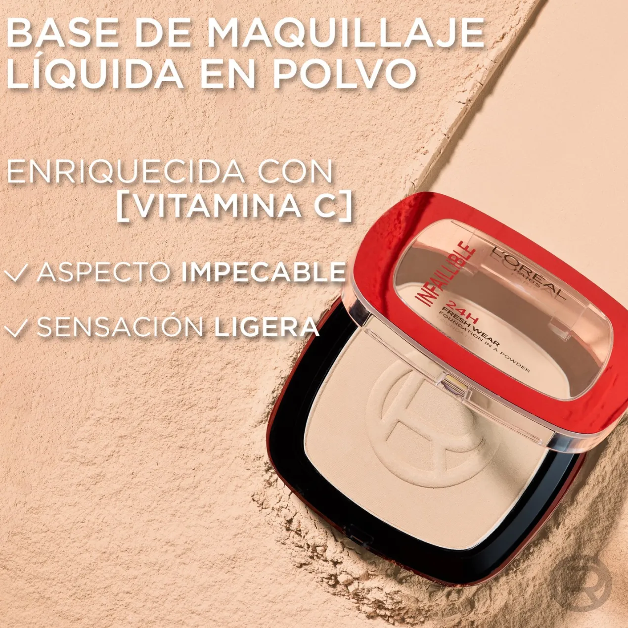 Infaillible 24H Fresh Wear Base de Maquillaje Compacto