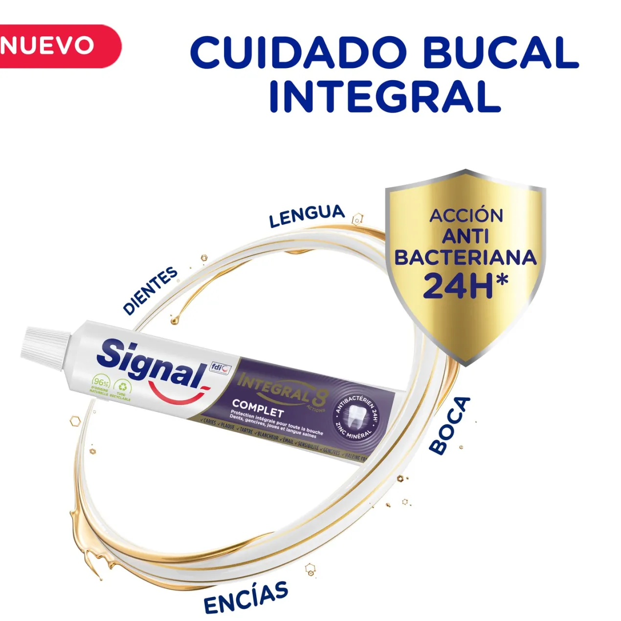 Integral 8 Complet Pasta Dentífrica Antibacteriana