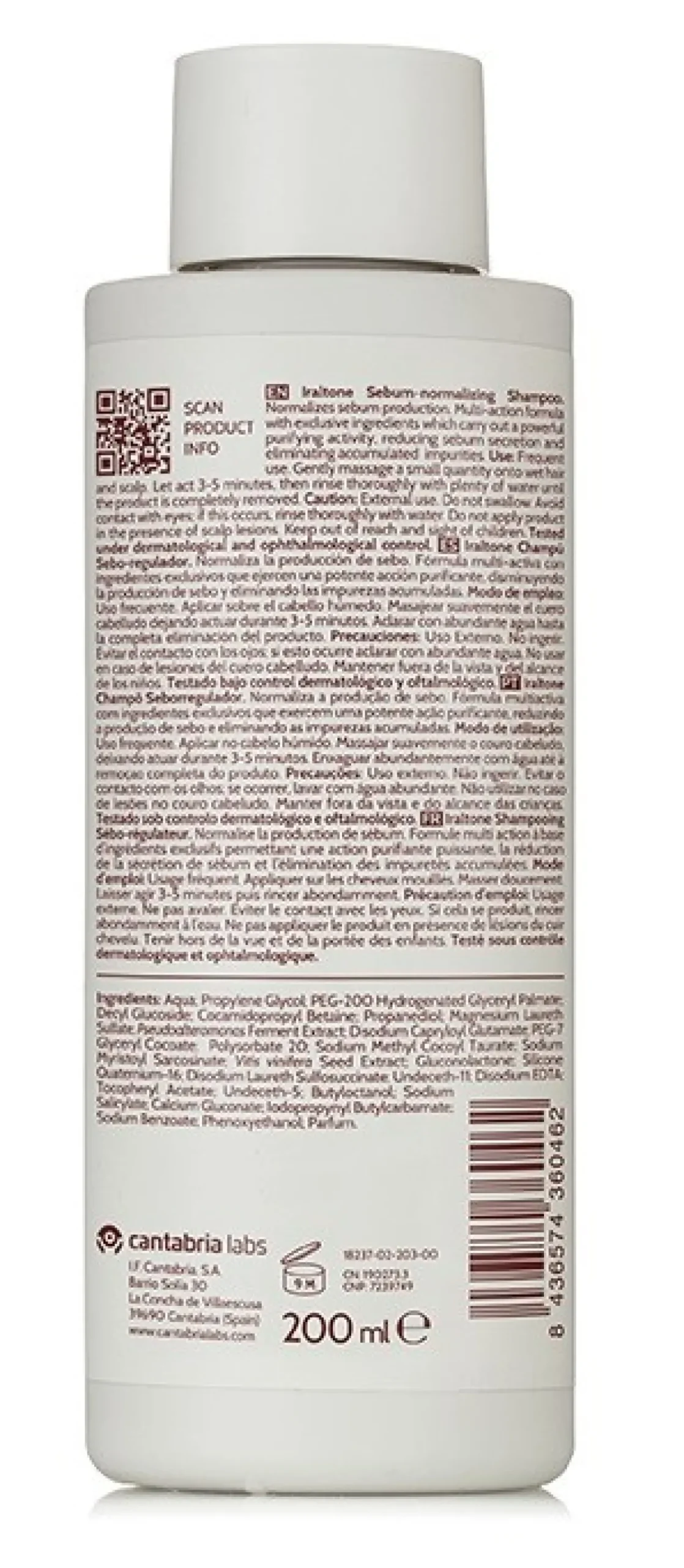 Iraltone Champú Sebo-Regulador