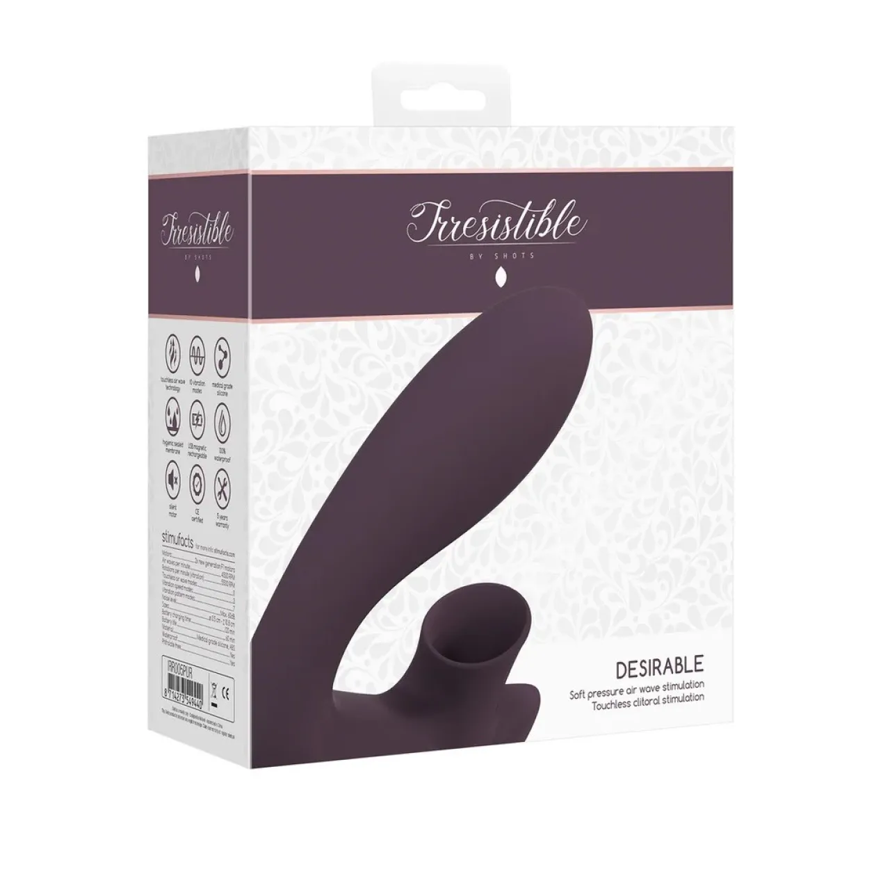 Irresistible by Shots Desirable Succionador Flexible