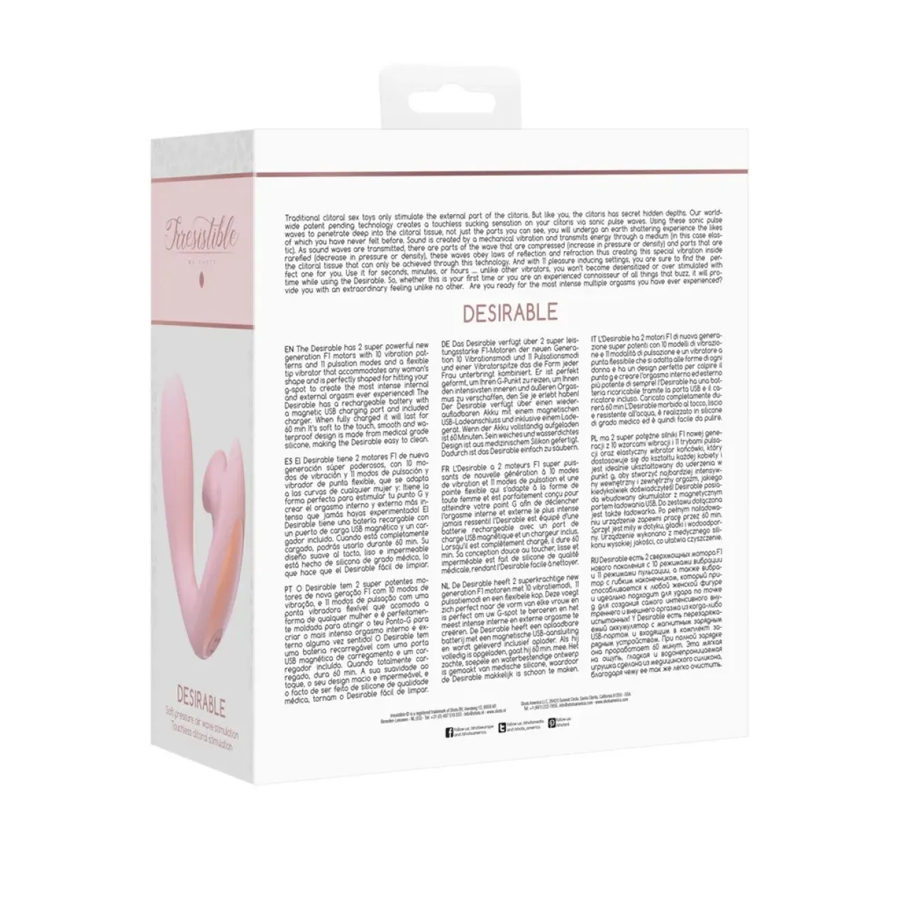 Irresistible by Shots Desirable Succionador Flexible