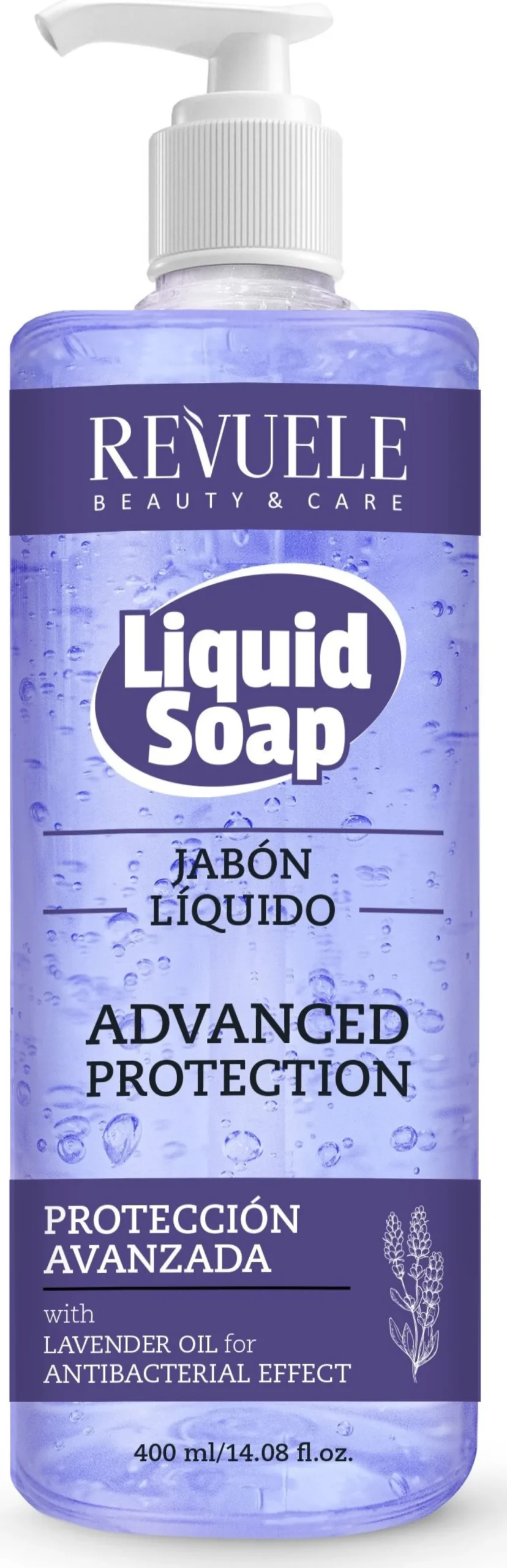 Jabón líquido antibacterial con Aceite de Lavanda