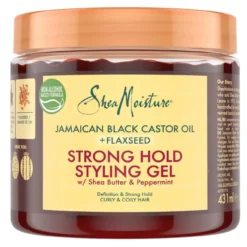 Jamaican Black Castor Oil + Flaxseed Gel de Peinado Fijación Fuerte