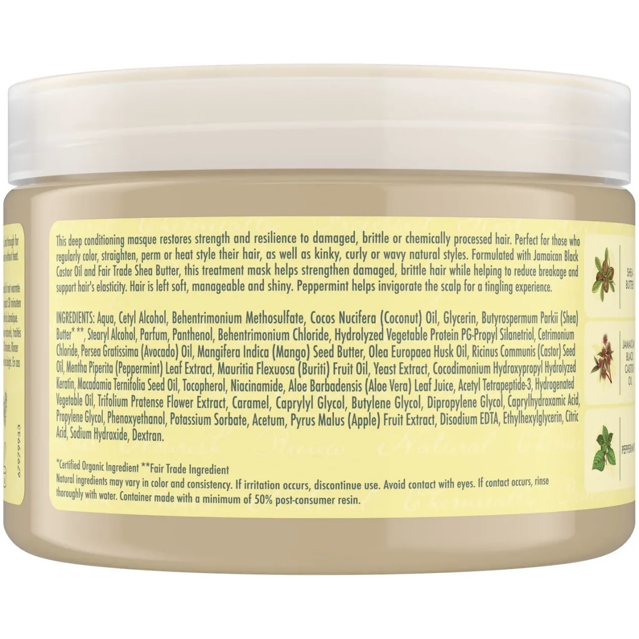 Jamaican Black Castor Oil Mascarilla de Tratamiento Fortalecedor y Restaurador