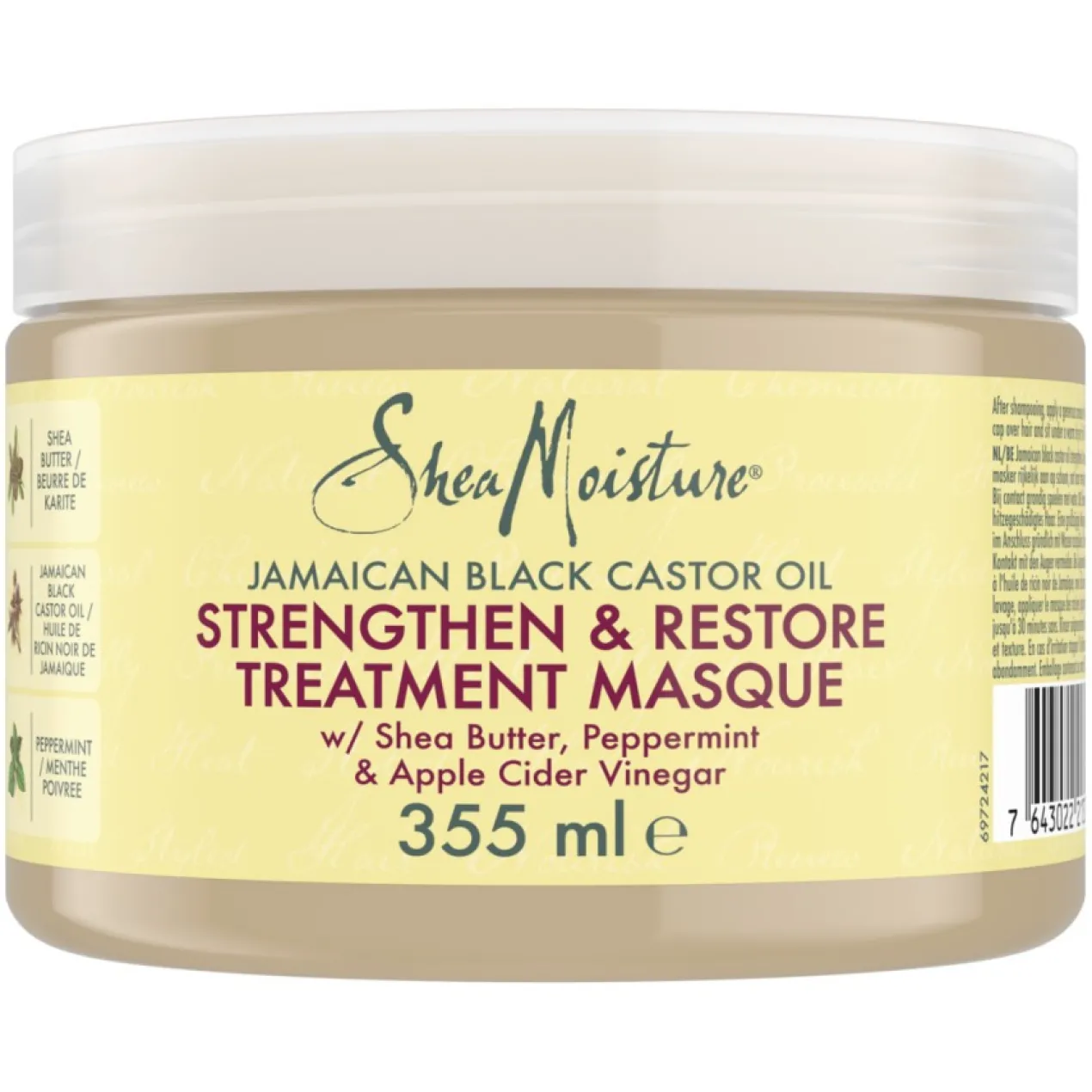 Jamaican Black Castor Oil Mascarilla de Tratamiento Fortalecedor y Restaurador