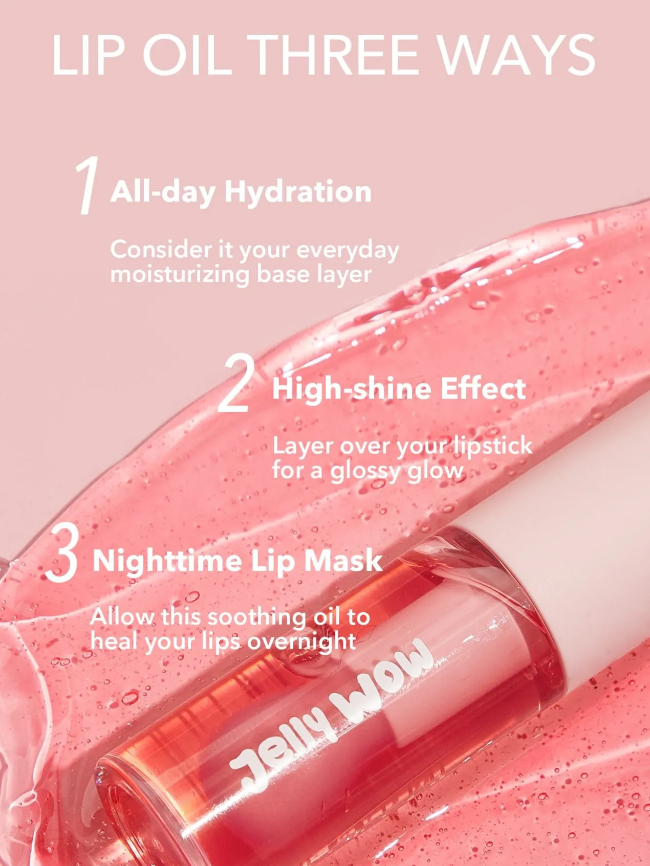 Jelly Wow Hydrating Aceite Hidratante de Labios