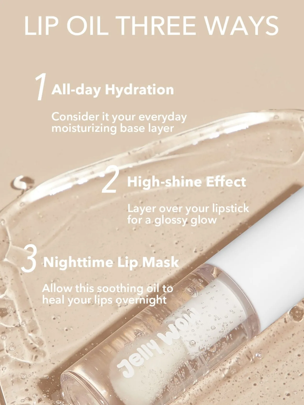 Jelly Wow Hydrating Aceite Hidratante de Labios