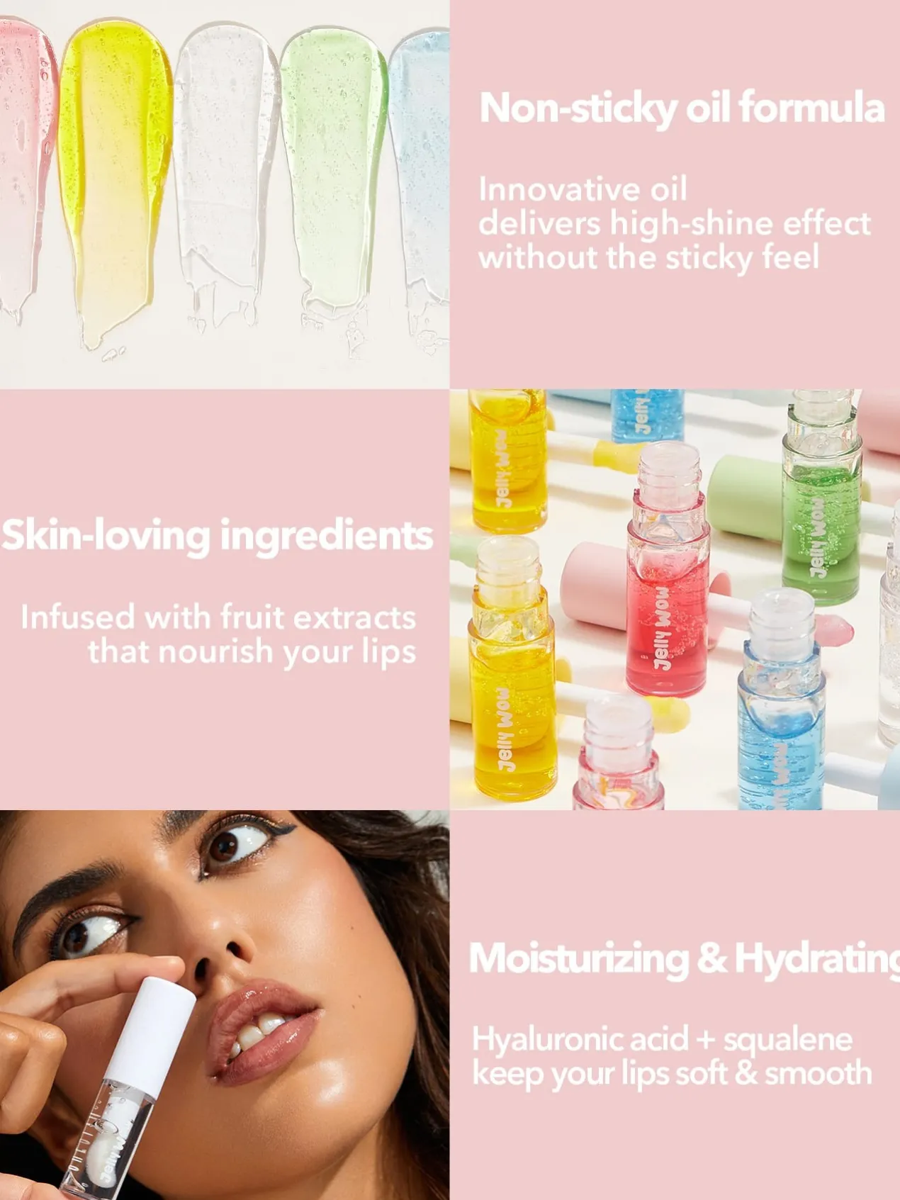 Jelly Wow Hydrating Aceite Hidratante de Labios