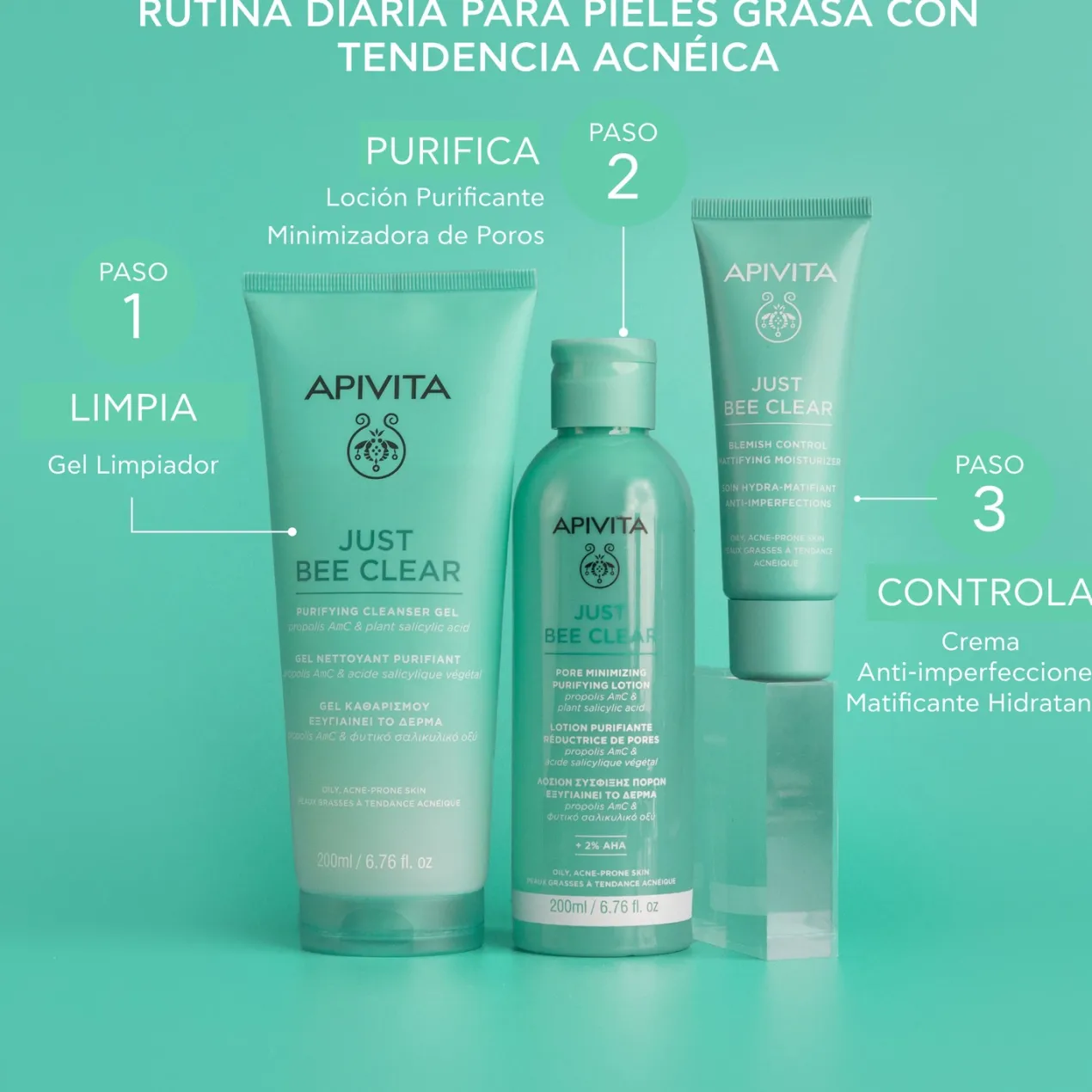 Just Bee Clear Crema Anti-Imperfecciones Matificante Hidratante