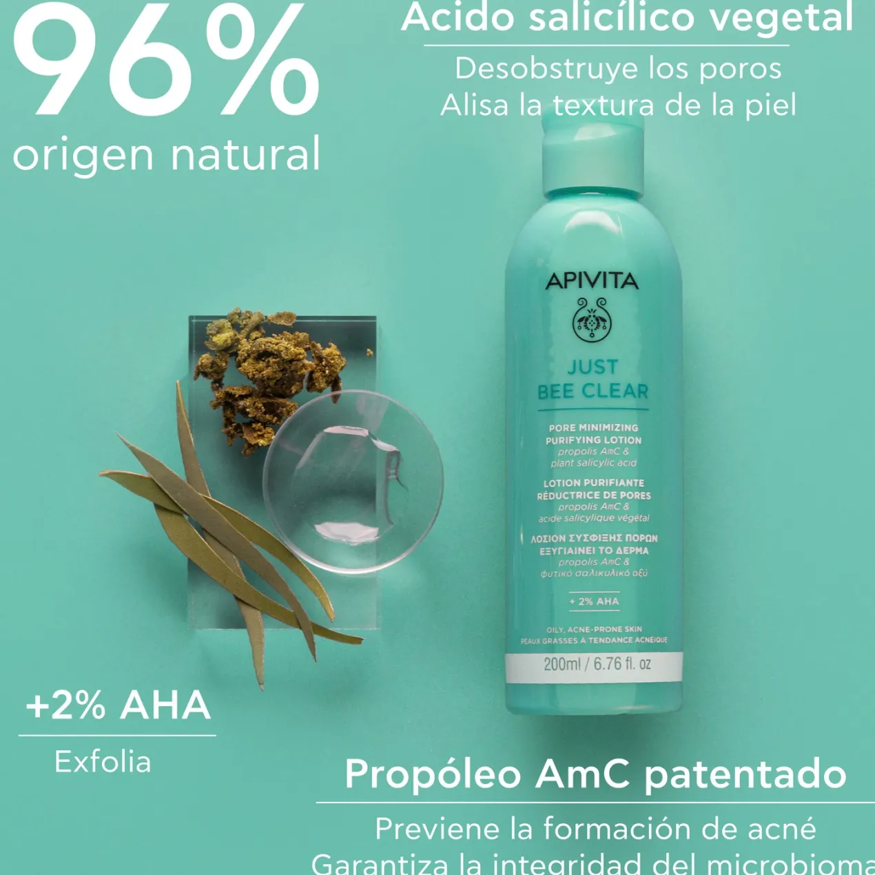 Just Bee Clear Loción Purificante Minimizadora de Poros