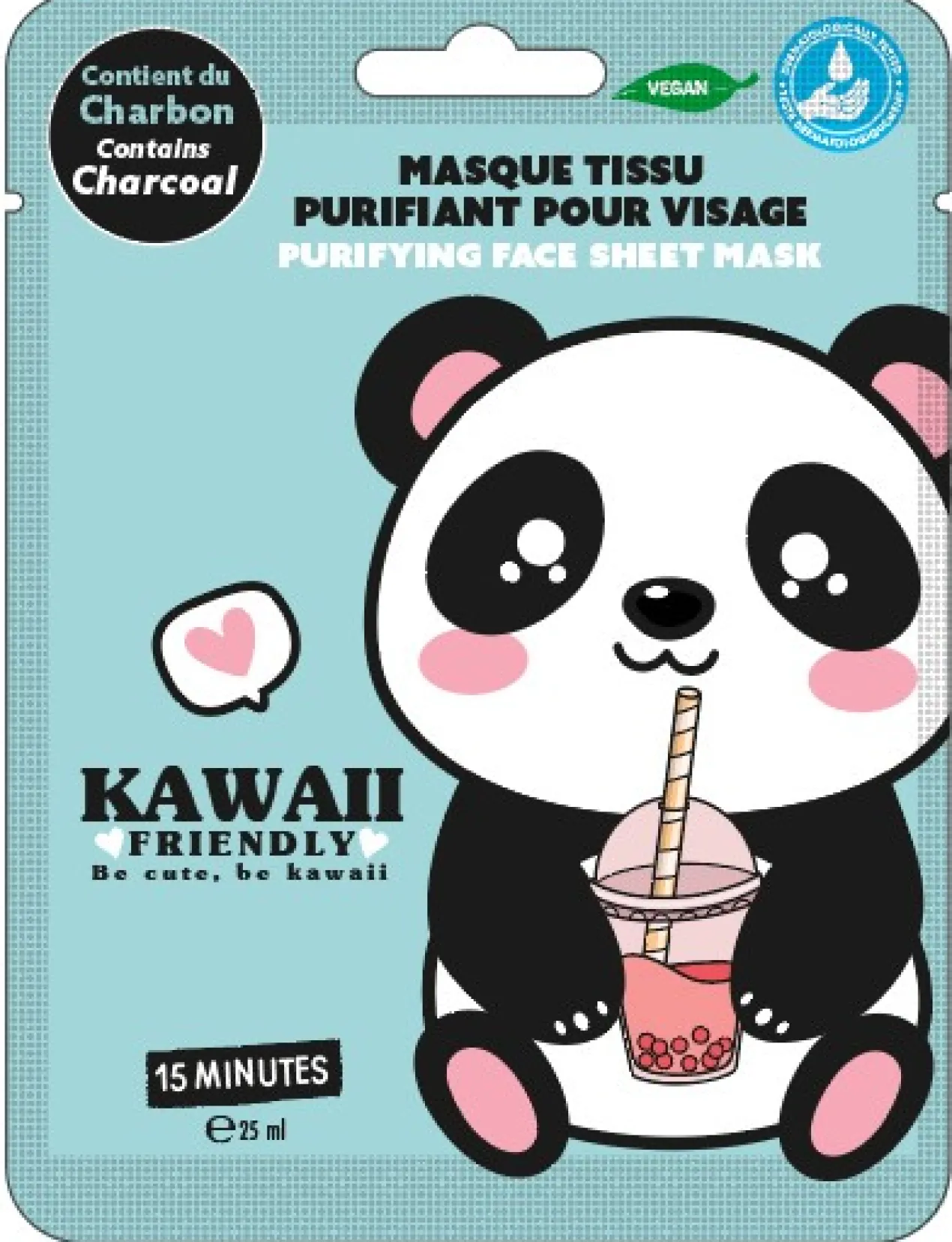 Kawaii Mascarilla Facial de Tela Purificante