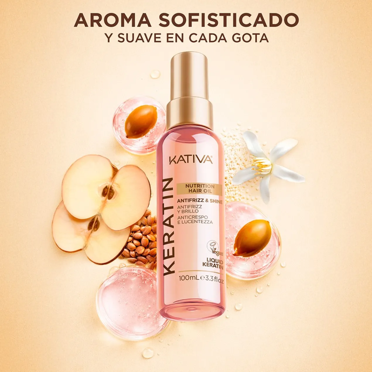Keratin Aceite Capilar Antifrizz & Shine