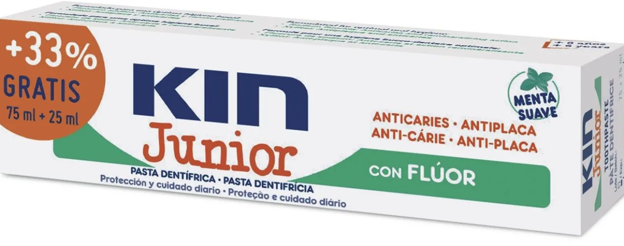 Kin Junior Pasta de Dientes Anticaries