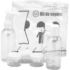 Kit de Viaje Botellas Rellenables