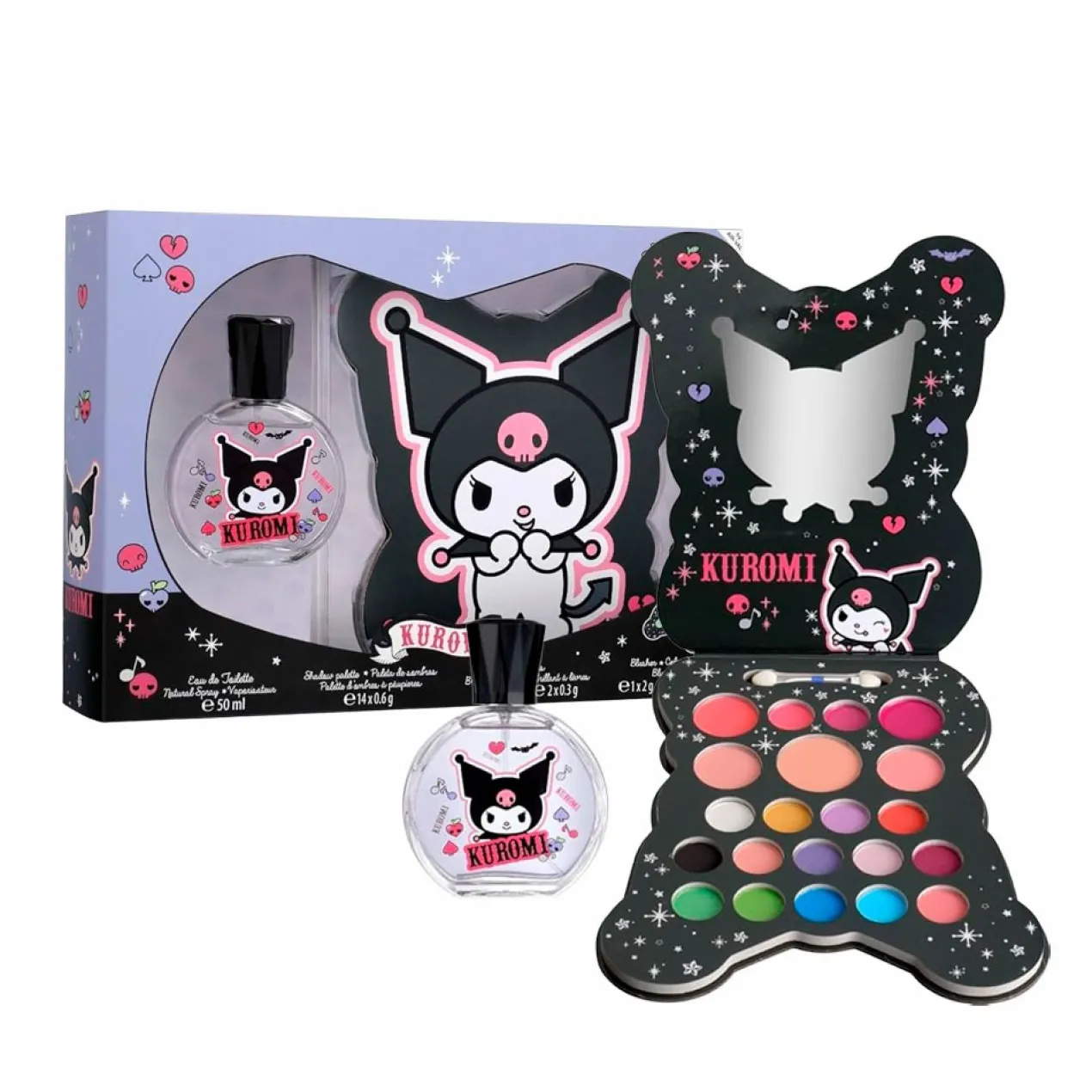 Kuromi Estuche EDT + Paleta de sombras