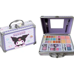 Kuromi Maletín de Maquillaje de Aluminio