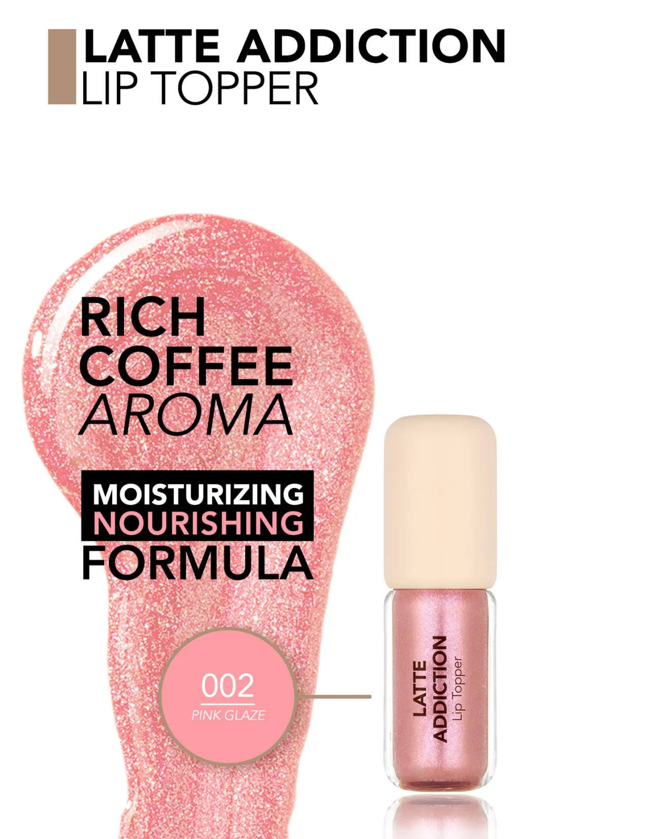 Latte Nourishing and Coffee Flavored Lip Gloss