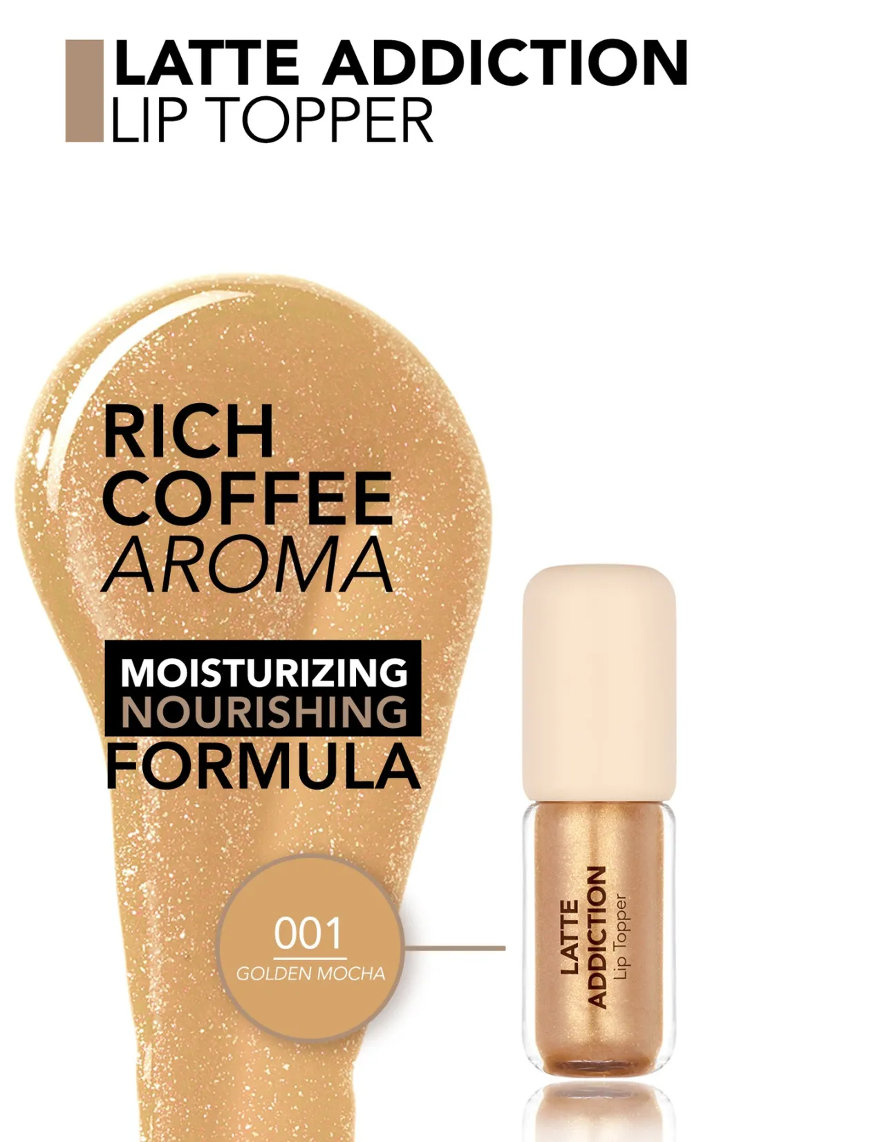 Latte Nourishing and Coffee Flavored Lip Gloss