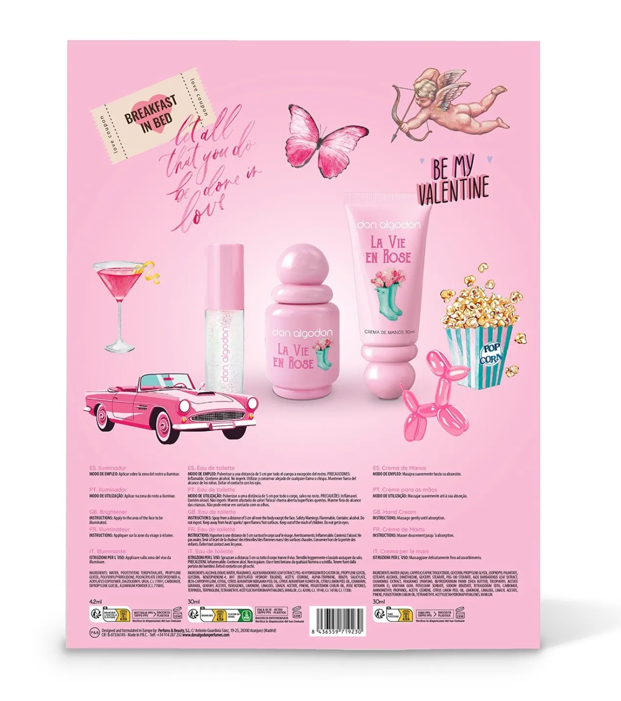 La Vie en Rose Set de regalo