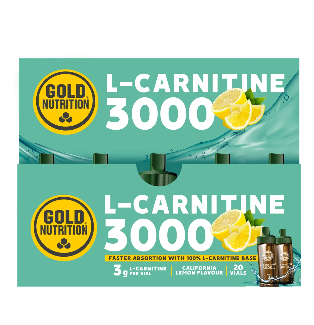 L-Caritine 3000mg Viales Limón