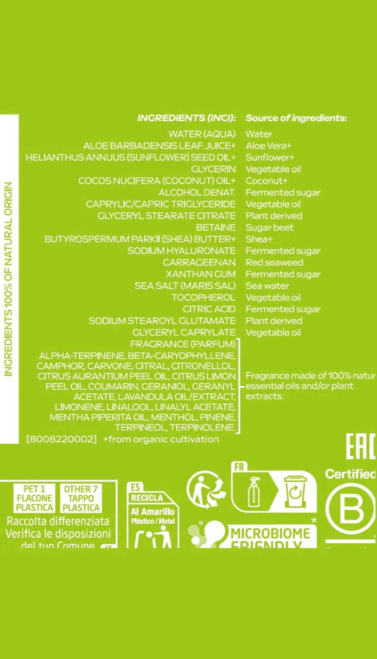 Leche Corporal de Citrus