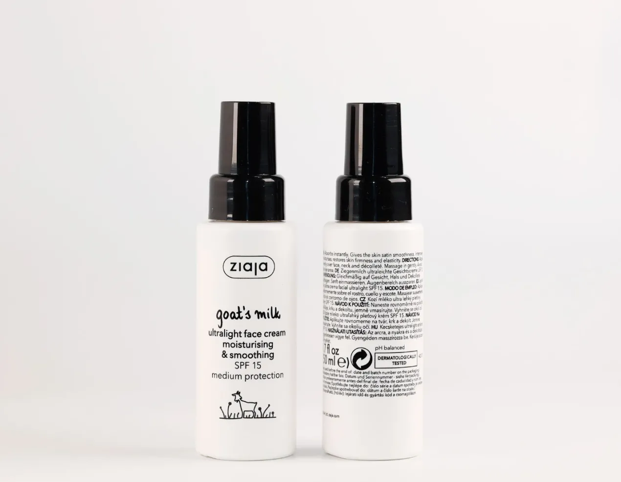 Leche de Cabra Crema Ultralight SPF15