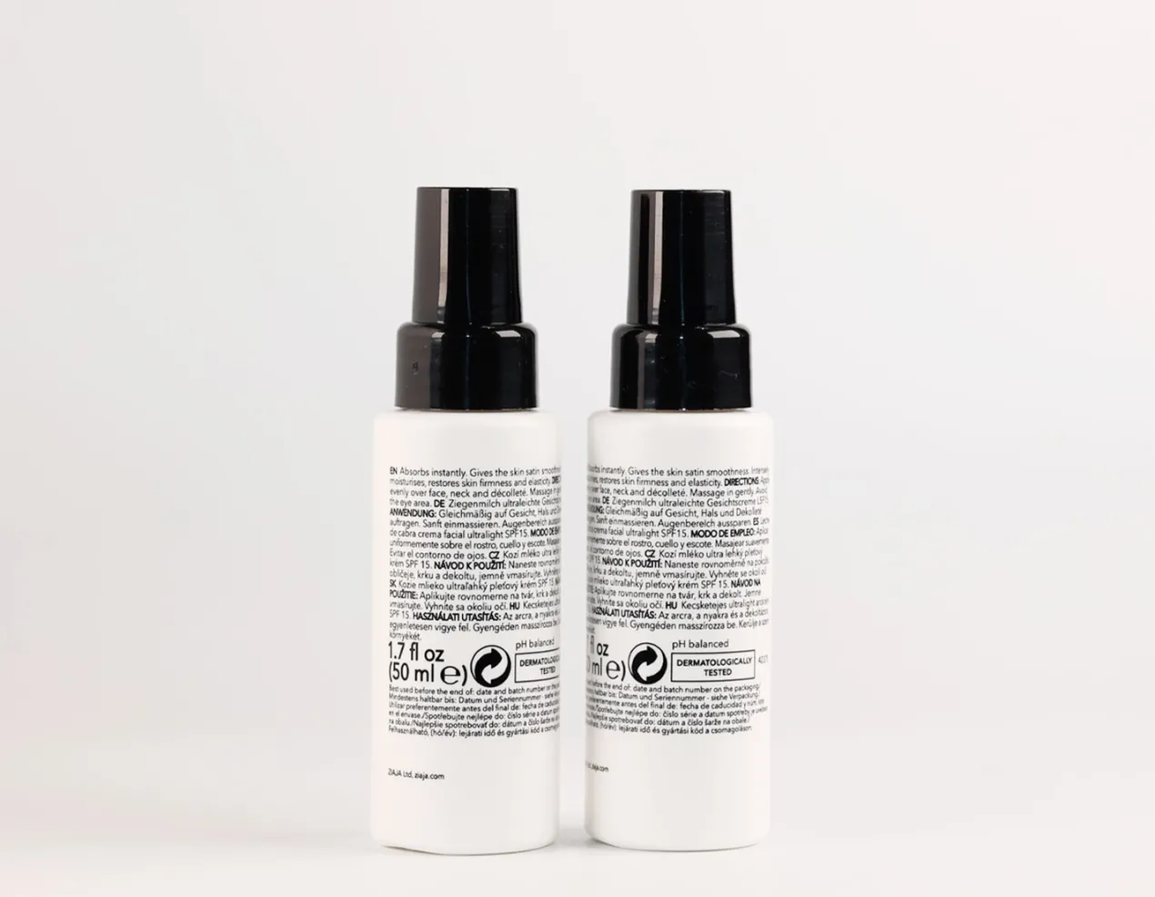 Leche de Cabra Crema Ultralight SPF15