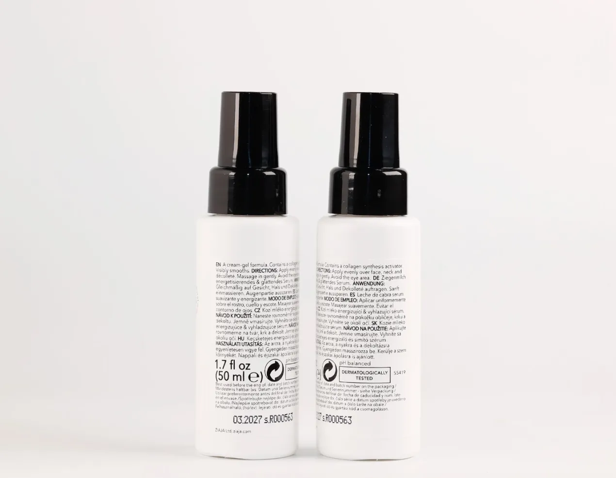 Leche de Cabra Sérum facial energizante y suavizante