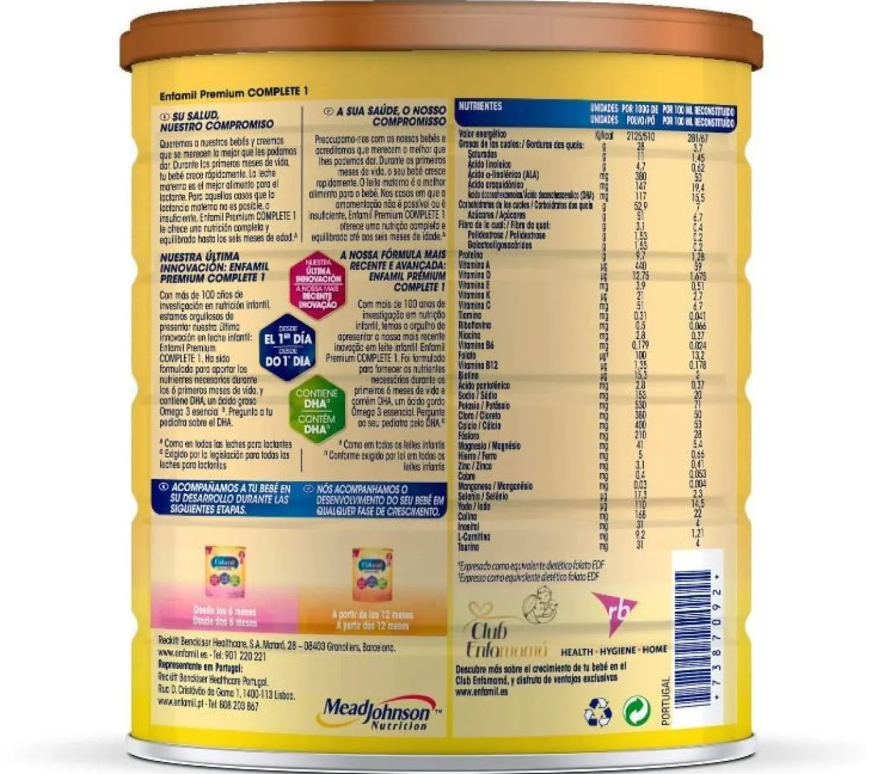 Leche de Inicio en Polvo