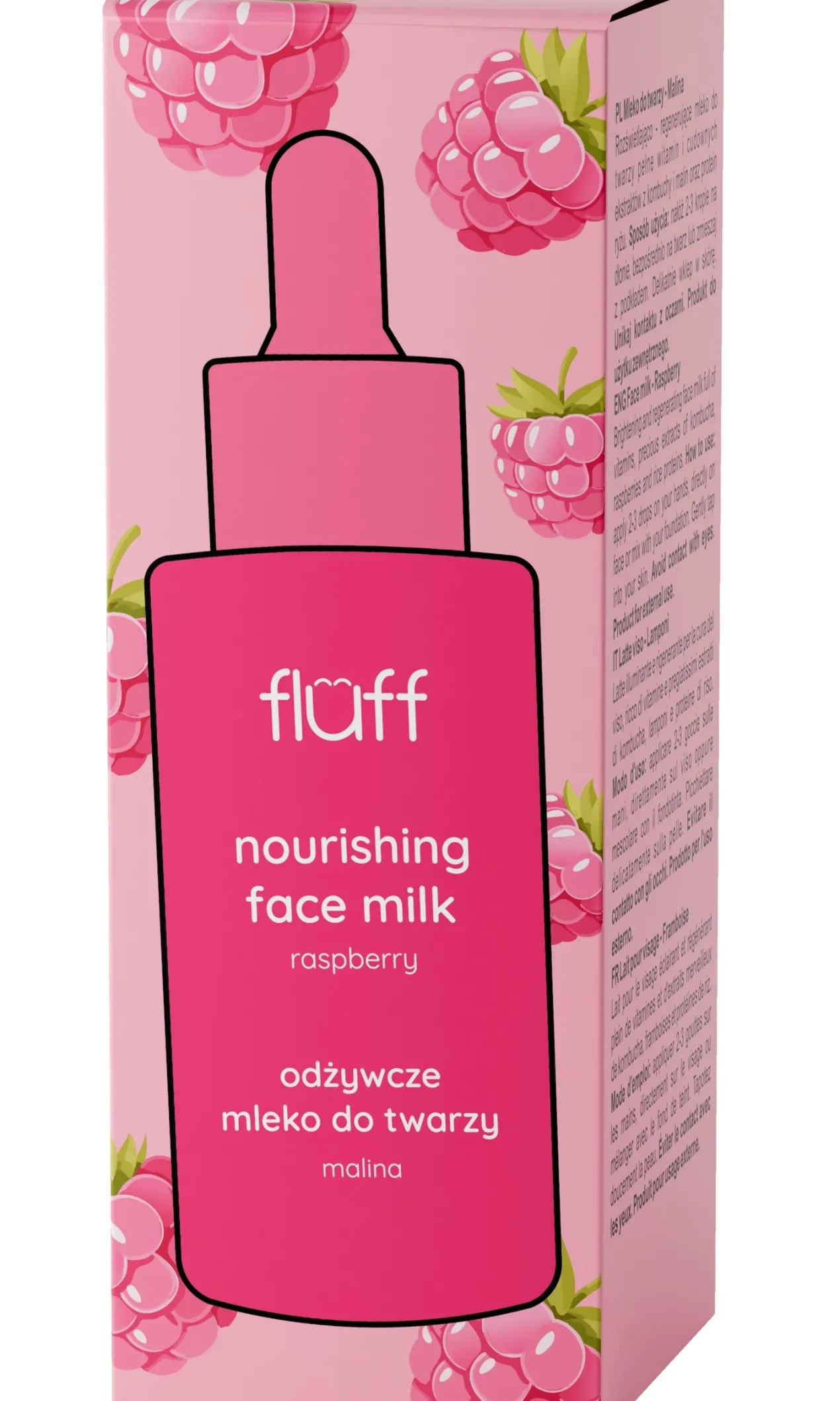 Leche Facial Regenerante y Nutritiva de Frambuesa