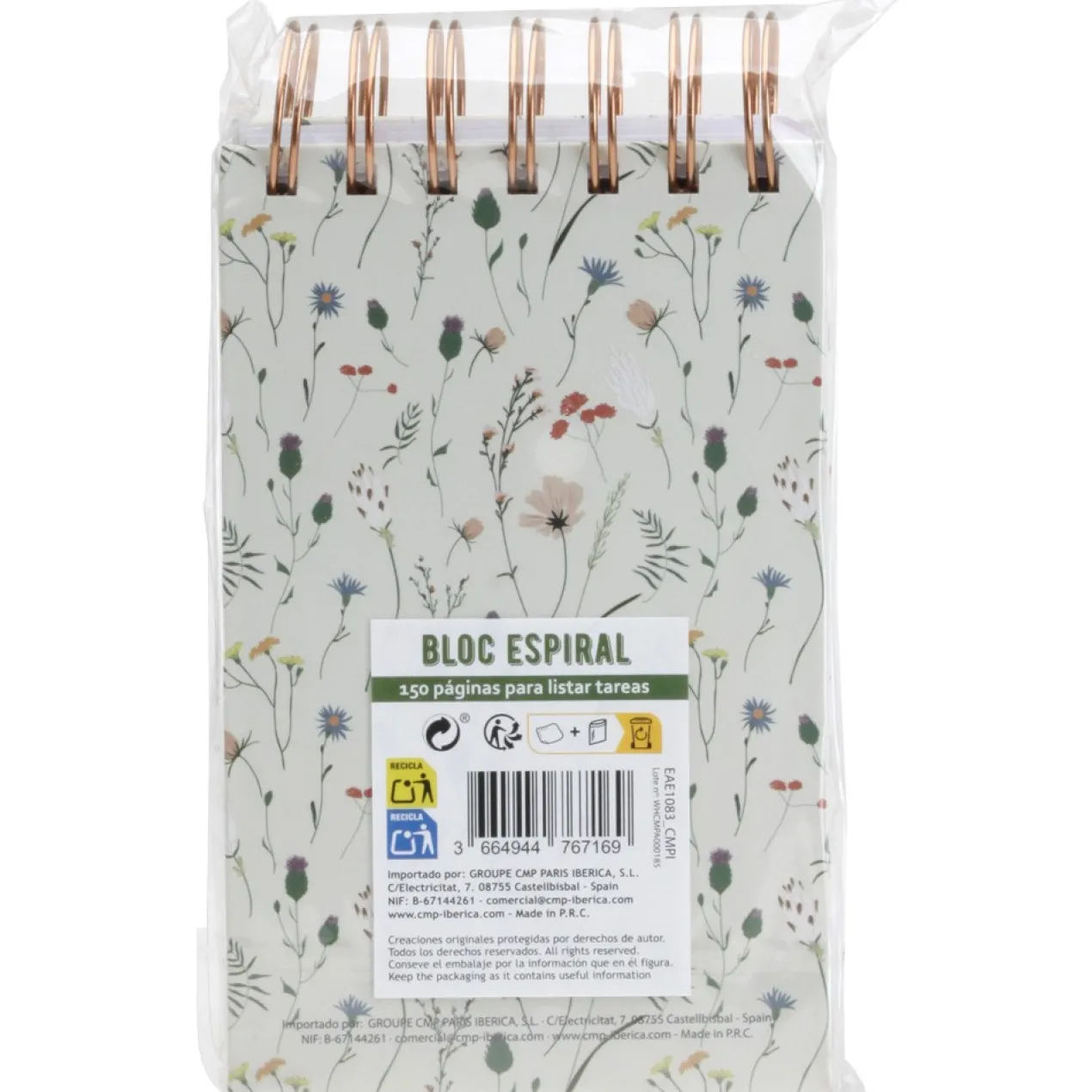 Libreta Bloc Espiral A6