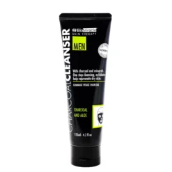 Limpiador Facial con Carbón y Aloe Vera para Hombres
