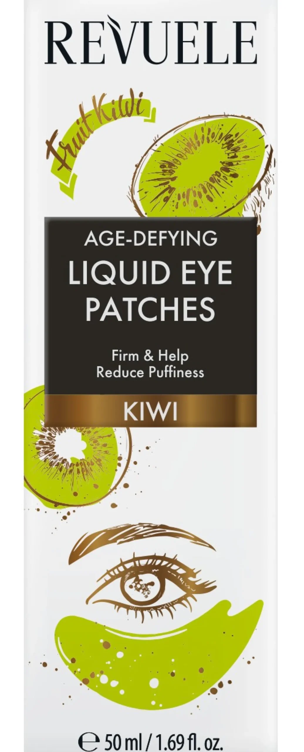 Liquid Eye Patches Kiwi Parches Líquidos Contorno de Ojos Antiedad