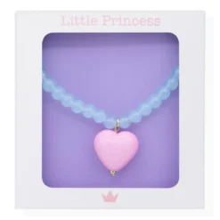 Little Princess Collar Abalorios con Charm Corazón