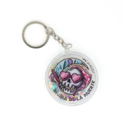Llavero Glitter Divina de la Muerte