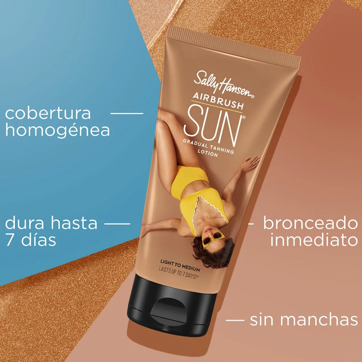 Loción Autobronceadora Airbrush Legs Sun Gradual Tanning Lotion